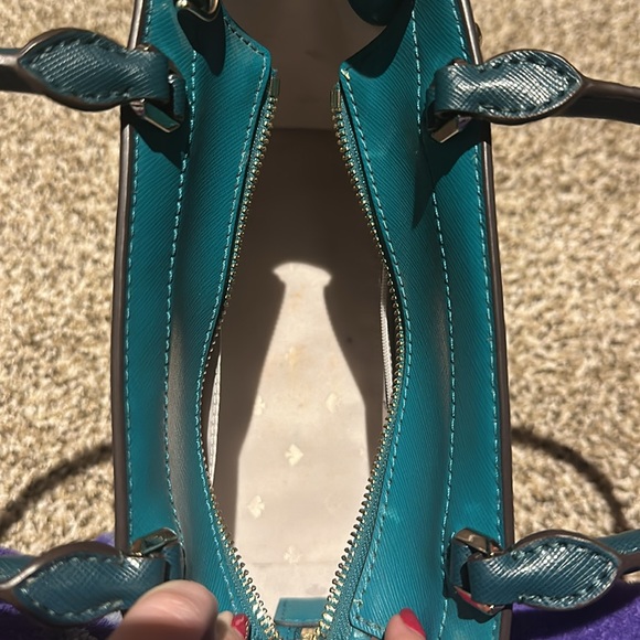 STACI SMALL COLOR BLOCK SATCHEL WITH MATCHING WALLET - Picture 9 of 16